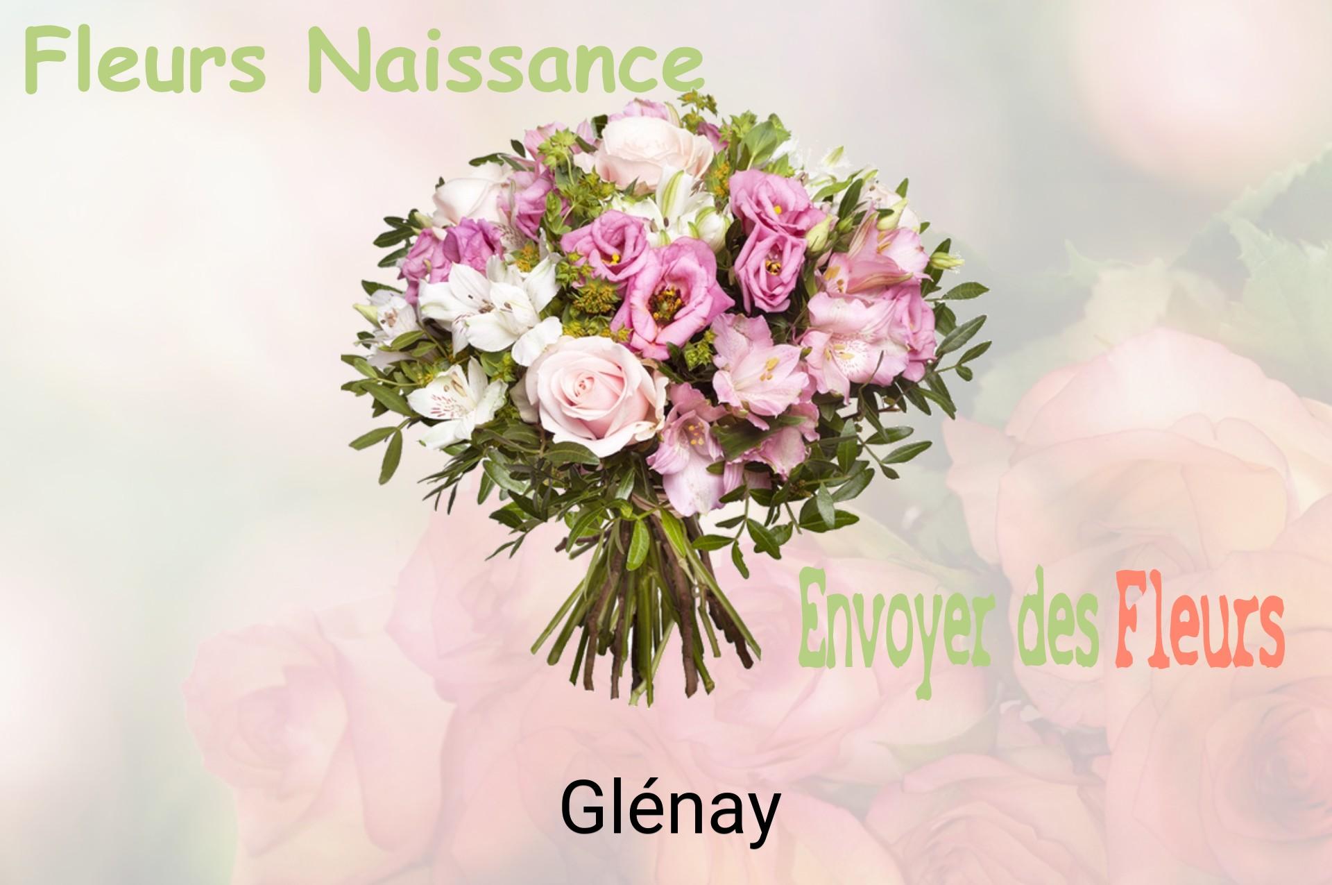 Bouquet de fleurs de naissance livré à Glénay
